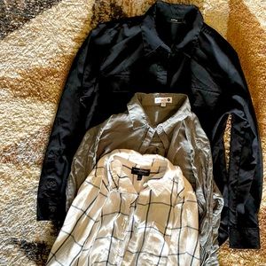 Mix brand from, APT9, COTTON, and Banana Republic, both size small